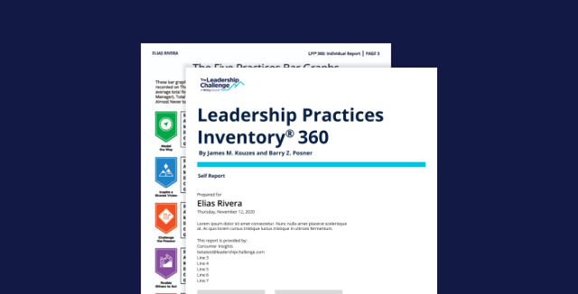 Sample LPI 360 report
