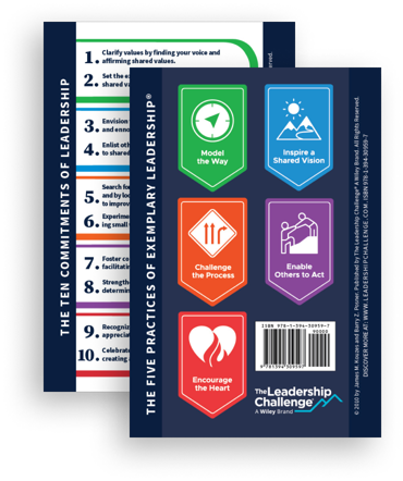 Ten Commitments and The Five Practices of Exemplary Leadership Card