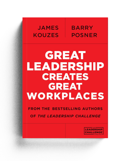 Great Leadership Creates Great Workplaces book cover.