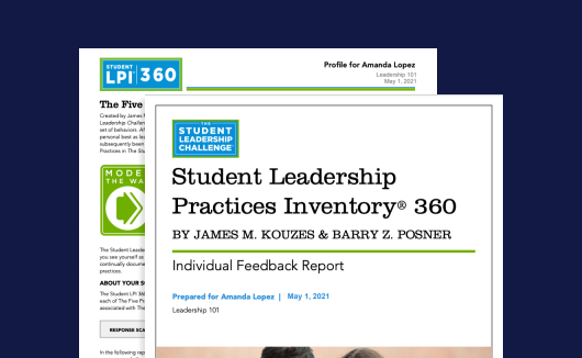 Sample Student LPI 360 report.
